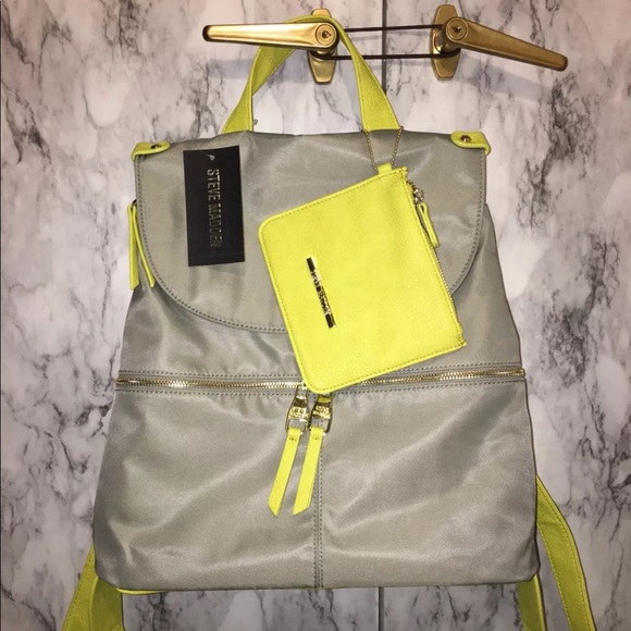 steve madden neon backpack